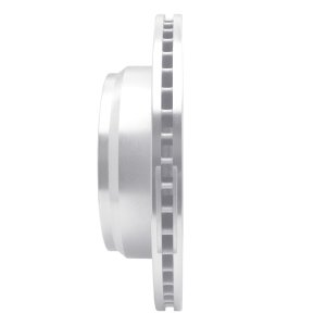 Nissan Titan XD Brake Rotor (1) - Rear Left - R1 Concepts - Drilled & Slotted - Silver - `16-`24